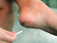 Feet - Katya B - 2010-09-13 Cold rain and wind