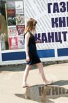 Feet - Ksenia C - 2011-11-14 Barefoot in summer city