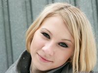 Feet - Ksenia D - 2012-04-30 Blonde girl and white snow