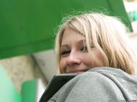 Feet - Ksenia D - 2012-04-30 Blonde girl and white snow