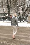 Feet - Ksenia D - 2012-04-30 Blonde girl and white snow