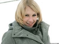 Feet - Ksenia D - 2012-04-30 Blonde girl and white snow