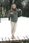 Feet - Ksenia D - 2012-04-30 Blonde girl and white snow