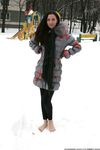 Feet - Ksenia D - 2013-03-13 Tall girl in the snow
