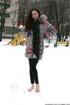 Feet - Ksenia D - 2013-03-13 Tall girl in the snow