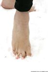 Feet - Ksenia D - 2013-03-13 Tall girl in the snow