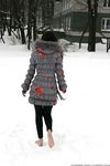 Feet - Ksenia D - 2013-03-13 Tall girl in the snow