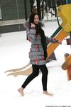 Feet - Ksenia D - 2013-03-13 Tall girl in the snow