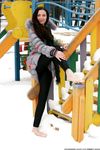 Feet - Ksenia D - 2013-03-13 Tall girl in the snow