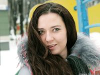 Feet - Ksenia D - 2013-03-13 Tall girl in the snow