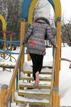 Feet - Ksenia D - 2013-03-13 Tall girl in the snow