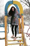 Feet - Ksenia D - 2013-03-13 Tall girl in the snow