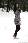 Feet - Ksenia D - 2013-03-13 Tall girl in the snow