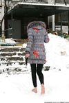 Feet - Ksenia D - 2013-03-13 Tall girl in the snow
