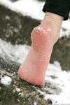 Feet - Ksenia D - 2013-03-13 Tall girl in the snow