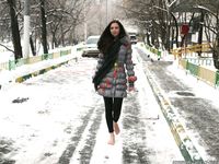 Feet - Ksenia D - 2013-03-13 Tall girl in the snow