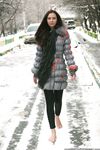 Feet - Ksenia D - 2013-03-13 Tall girl in the snow