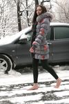 Feet - Ksenia D - 2013-03-13 Tall girl in the snow
