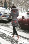 Feet - Ksenia D - 2013-03-13 Tall girl in the snow