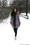 Feet - Ksenia D - 2013-03-13 Tall girl in the snow