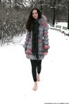 Feet - Ksenia D - 2013-03-13 Tall girl in the snow