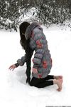 Feet - Ksenia D - 2013-03-13 Tall girl in the snow