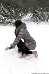 Feet - Ksenia D - 2013-03-13 Tall girl in the snow