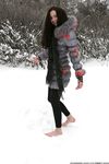 Feet - Ksenia D - 2013-03-13 Tall girl in the snow
