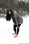 Feet - Ksenia D - 2013-03-13 Tall girl in the snow