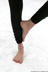 Feet - Ksenia D - 2013-03-13 Tall girl in the snow