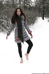 Feet - Ksenia D - 2013-03-13 Tall girl in the snow