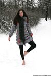Feet - Ksenia D - 2013-03-13 Tall girl in the snow