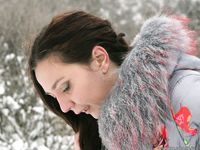 Feet - Ksenia D - 2013-03-13 Tall girl in the snow