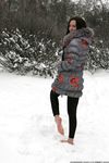 Feet - Ksenia D - 2013-03-13 Tall girl in the snow