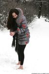 Feet - Ksenia D - 2013-03-13 Tall girl in the snow