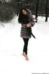 Feet - Ksenia D - 2013-03-13 Tall girl in the snow