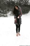Feet - Ksenia D - 2013-03-13 Tall girl in the snow