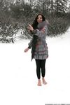 Feet - Ksenia D - 2013-03-13 Tall girl in the snow