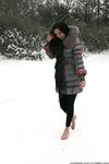 Feet - Ksenia D - 2013-03-13 Tall girl in the snow
