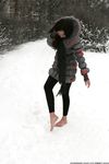 Feet - Ksenia D - 2013-03-13 Tall girl in the snow