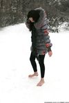 Feet - Ksenia D - 2013-03-13 Tall girl in the snow