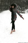 Feet - Ksenia D - 2013-03-13 Tall girl in the snow