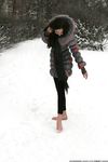 Feet - Ksenia D - 2013-03-13 Tall girl in the snow