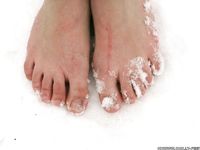 Feet - Ksenia D - 2013-03-13 Tall girl in the snow