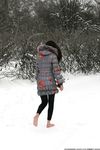 Feet - Ksenia D - 2013-03-13 Tall girl in the snow