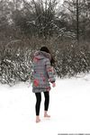 Feet - Ksenia D - 2013-03-13 Tall girl in the snow
