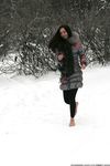Feet - Ksenia D - 2013-03-13 Tall girl in the snow