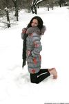 Feet - Ksenia D - 2013-03-13 Tall girl in the snow