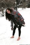 Feet - Ksenia D - 2013-03-13 Tall girl in the snow