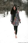 Feet - Ksenia D - 2013-03-13 Tall girl in the snow